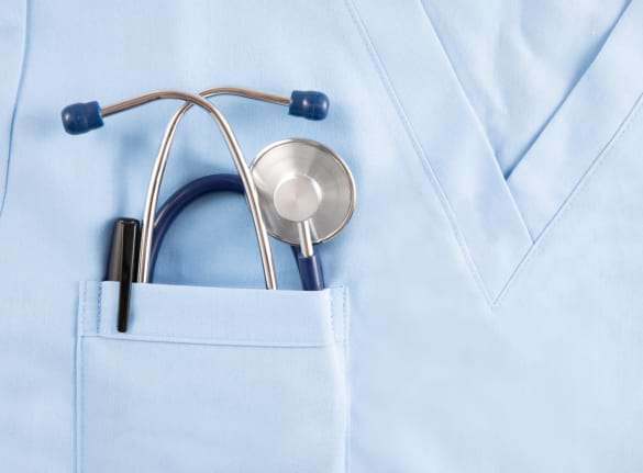 nurse with stethoscope